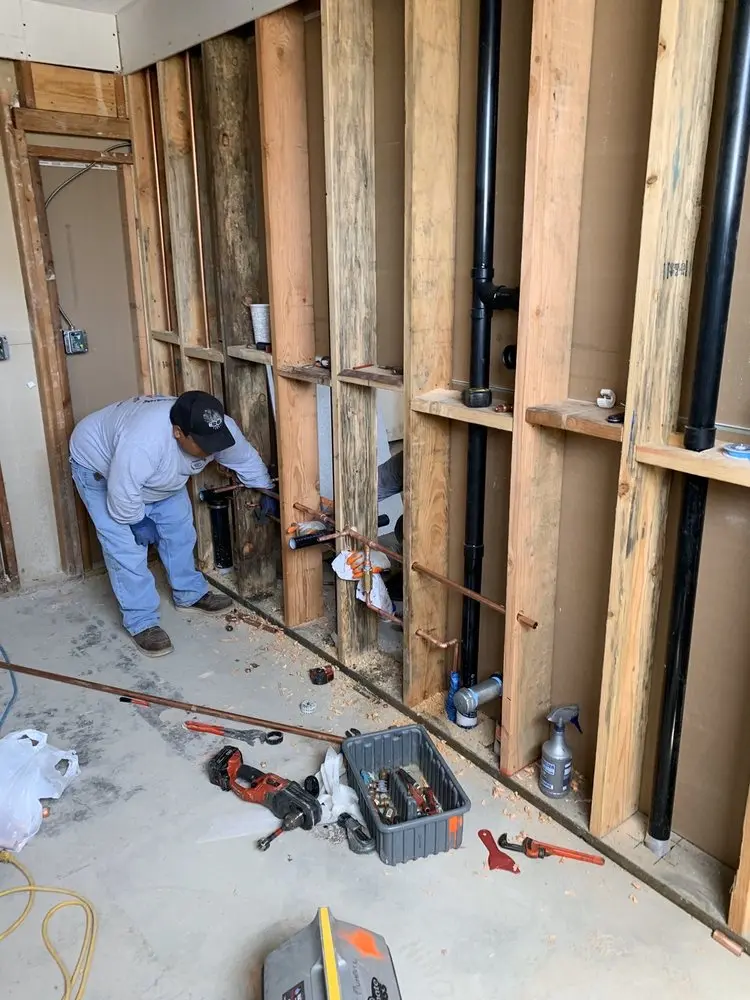 Commercial rough-in plumbing for Water Heater Replacement in Deephaven